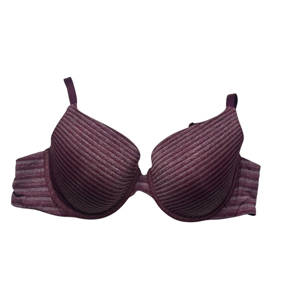 Victoria’s Secret heathered red maroon uplift semi Demi bra 38C